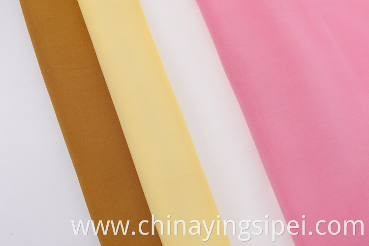 100% Woven Viscose Poplin Dyed Fabrics